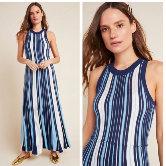 NWT Anthropologie Maeve Lisanna Sweater Maxi Dress XS - Picture 1 of 8
